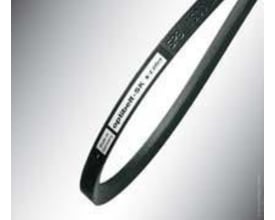 Optibelt SK kilerem SPZ med en længde på 1024 mm, bredde 9,7 mm og højde 8 mm, vist på grå baggrund.