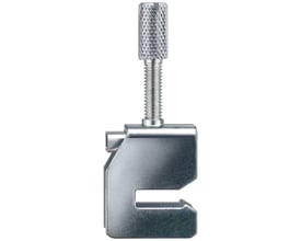 Siemens skærmklemme i metal med snap-on tilslutning til samleskinner på 3-8mm.