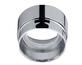 Neoperl Clinic Snap luftblander/adapter i M22 x 1" med blank overflade og gevind synligt i åbningen.