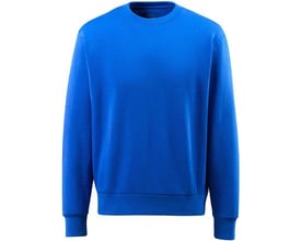 Mascot Carvin sweatshirt i koboltblå, XL, fremstillet af 60% bomuld og 40% polyester med en glat yderside og børstet inderside.