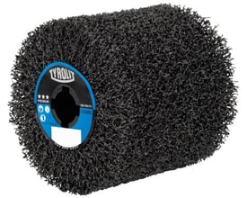 Tyrolit Premium grovvals på 100x100x19,1 mm med S4 C CRS-finish til universel metalbearbejdning.