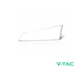 V-TAC LED-panel 120x30 cm med hvid kant, 4000K neutral hvidt lys og 3480 lumen.