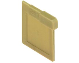 Weidmüller Skilleskive TSCH1 PA i beige plast, en afstandsplade til fastmonterede lasker.