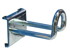 Maskinfabrikken Universal dobbelt krog med lukket snude, 50mm længde, 90 graders vinkel og Ø6mm diameter.