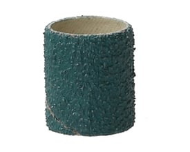 Norton slibering KX672 i zirkon blå, detaljeret view af den grove overflade med kornstørrelse 50.