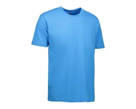 ID Identity Game T-shirt i klassisk cyan, str. XL, med rund hals og korte ærmer, vist på hvid baggrund.
