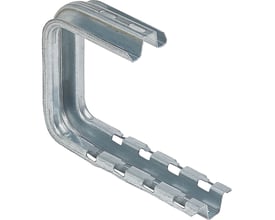 Legrand loftophæng CSNC 100-RS i rustfrit stål, vist fra siden på en hvid baggrund.