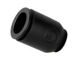 Parker slutprop 3151 til Ø8 slangeende, fremstillet af sort teknisk polymer med Parker-logo. Bruges til at lukke slanger.