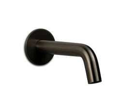 Udløbstud i Gun Metal finish med 1/2" tilslutning til indbygningsarmatur, afkortbar fra 100-180 mm.