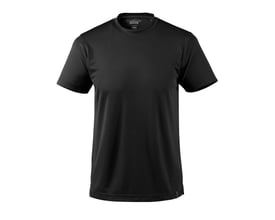 Mascot sort CoolDry T-shirt i størrelse XXL fremstillet af 100% polyester med moderne pasform og rib i halsen.