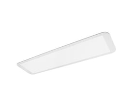 Ledvance Panel 1200 op-/nedlys isoleret på hvid baggrund, viser den slanke hvide aluminiumsramme.