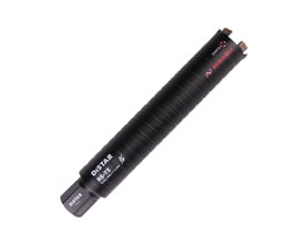 Distar diamantkernebor RS-TX Ø62mm med 5/4 UNC gevind, optimeret til tørboring i beton med soft slag.