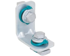 Walraven Rapidstrut 90° beslag til strut profiler i varmgalvaniseret BUP 1000, med formonterede M10 skruer.