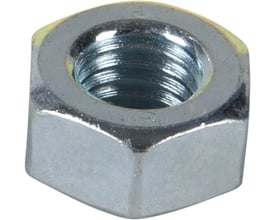 Essve M12 sekskantmøtrik med elgalvaniseret overflade, fremstillet i stål efter ISO 4032 standarden.