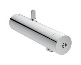 Sidebillede af Ideal Standard Sensorflow armatur i krom, viser tudfremspring på 170mm og sensorområde.