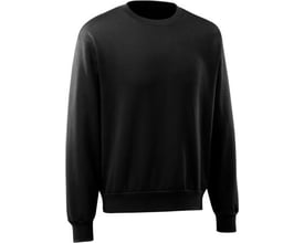 Mascot Carvin sweatshirt i dyb sort, størrelse S, med rund hals og rib ved ærmer og bund.