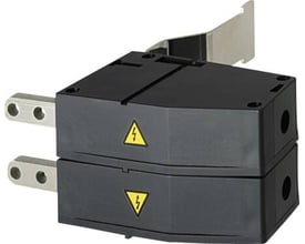 Siemens Sinamics forsyningsstik med skrueterminaler og advarselssymbol for elektrisk fare, 3-30A.