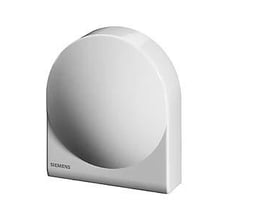 Siemens QAC3161 temperaturføler til ude- og rumtemperatur med DC 0..10V udgangssignal i hvid plast.