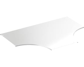 Schneider Electric låg til T-afgrening 16-600, 600 mm bredt og varmgalvaniseret. Perfekt til kabelstiger.