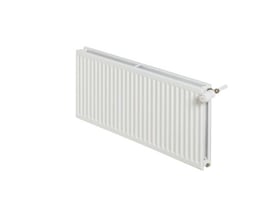 Stelrad Hygiene H300 panelradiator i hvid RAL 9016, 2200mm lang, uden topriste og konvektorer for optimal hygiejne.