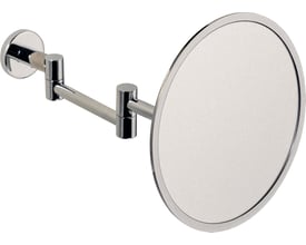 Cosmic Architect S+ kosmetikspejl Ø20 cm i krom med justerbar vægarm og 5x forstørrelse.