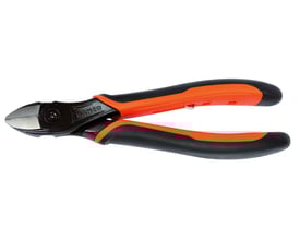 Bahco 2101G Ergo bidetang i 180 mm med sort og orange to-komponent håndtag, fremstillet af højtlegeret stål.