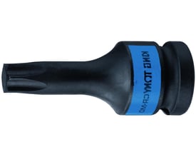King Tony 4053 Torx krafttop med udvendig TX40/60-bit og 1/2" firkant. Fremstillet i krom molybdæn stål med fosfateret overflade.