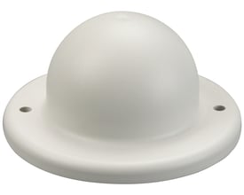 Siemens IWLAN antenne ANT 795-6MN, en hvid domeantenne med 6/8 dBi, IP65 og 2.4/5GHz frekvenser, vist på hvid baggrund.
