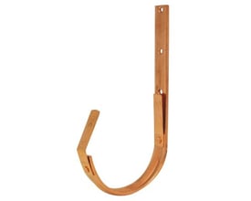 Kort kobber rendejern nr. 11 med 280 mm diameter, 30 mm bredde og 5 mm tykkelse, udstyret med for- og bagfjeder på hvid baggrund.