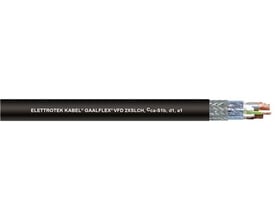 GAALFLEX® VFD 2XSLCH motorkabel med EMC-godkendelse, Cca-S1b,d1,a1 klassificering og afskærmning.