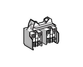 Schneider Electric kontaktelement XCRZ12 med 2x(1 NC + 1 NO) sølvbelagte kontakter og monteringsplade.