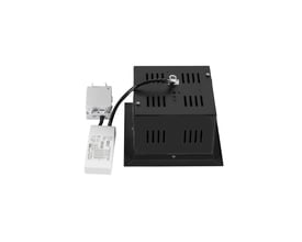 Bagside af SLV KADUX downlight med tilsluttet driver, vist med metalstruktur og monteringsdetaljer.