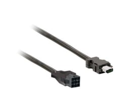 Schneider Electric LXM28 power kabel, 3 meter, med 4x 0,82mm2 ledere og BCH2 ledningstilslutning.