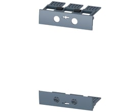 Siemens terminal cover for plug-in and draw-out units, gray plastic, accessory for 3-pole 3VA11 SENTRON MCCB.