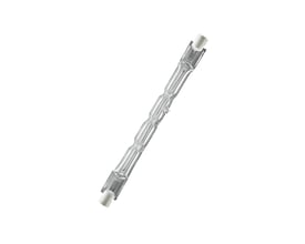 Osram halogenrør på 191 mm med 230V og 750W effekt, fremstillet af klart glas.