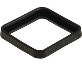 Belden profiltætning 731531002 til GDML GDM 3-16 ventilstik, lavet af sort gummi med kvadratisk form.