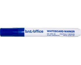 Antalis blå whiteboardmarker med konisk spids på 1-3 mm skriftbredde, næsten lugtfri og giftfri.