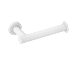 Cosmic toiletpapirholder uden låg i mat hvid med en bredde på 165 mm, en højde på 55 mm og en dybde på 90 mm.