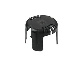 SG Armaturen IsoSafe Cup i sort, et alsidigt cover til indendørs brug, der måler 55x75x55 mm.