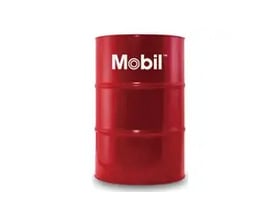 Rød Mobil-tromle med hydraulikolien DTE Hydraulic Zinc Free 32 til hydrauliksystemer.