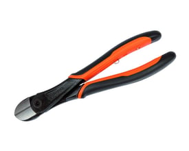 Bahco Ergo Heavy Duty bidetang set fra siden med synlig Bahco logo, returfjeder og orange detaljer på håndtaget.