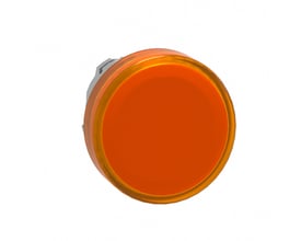Schneider Electric ZB4BV053E LED lampehoved i orange til 22mm trykknapper og skilte med metalhus.