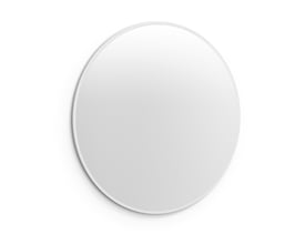 Rundt Svedbergs Hov-spejl med integreret LED-belysning og en diameter på 110 cm, set lige forfra.
