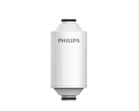 Philips AWP175/10 brusefilter i hvidt design med grå logo og sorte pakninger, isoleret på hvid baggrund.