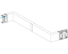 Schneider Electric Z-element 400A fladt, med 250mm bredde, justerbar længde fra 700 til 1200mm.