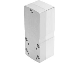 Festo parallelbyggesæt EAMM-U-60-D32-57A-91 i størrelse 60, fremstillet i aluminium med synlige skruer og en mat finish.