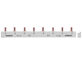 Siemens 3-faset samleskinne, grå, med 16mm² tværsnit og 1016 mm længde, mærket 5ST3 713.
