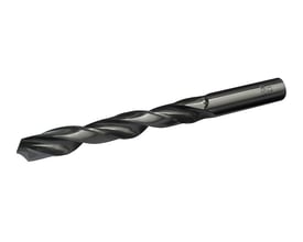 Ironside spiralbor DIN 338 i HSS, valset og 8,5 mm, set skråt med spiralspor og cylindrisk skaft.