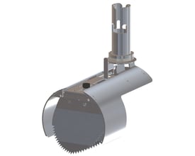 Nordisk Innovation rottespærre TX11 Lock special, 130 mm, fremstillet i rustfrit stål AISI316, med tandet spjæld.