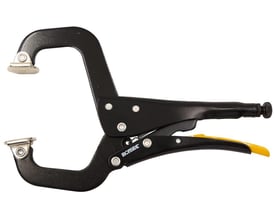 Ironside svejsetang med forskudte kæber, 287 mm lang og spændevidde 80–150 mm, vist fra siden.